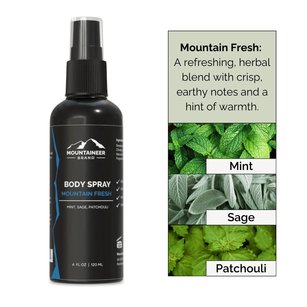 Natural Body Spray | Long-Lasting Fresh Scent | 4oz