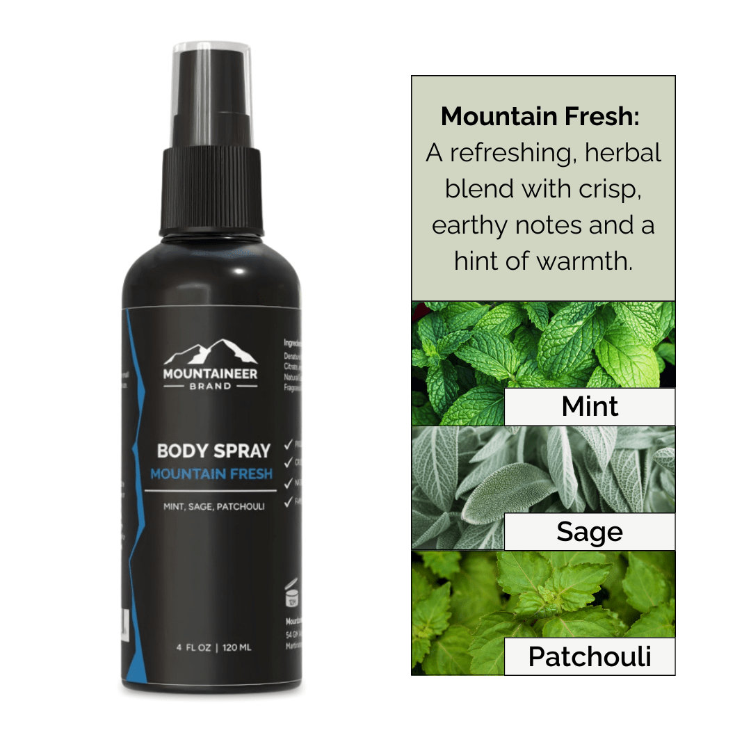 Natural Body Spray | Long-Lasting Fresh Scent | 4oz