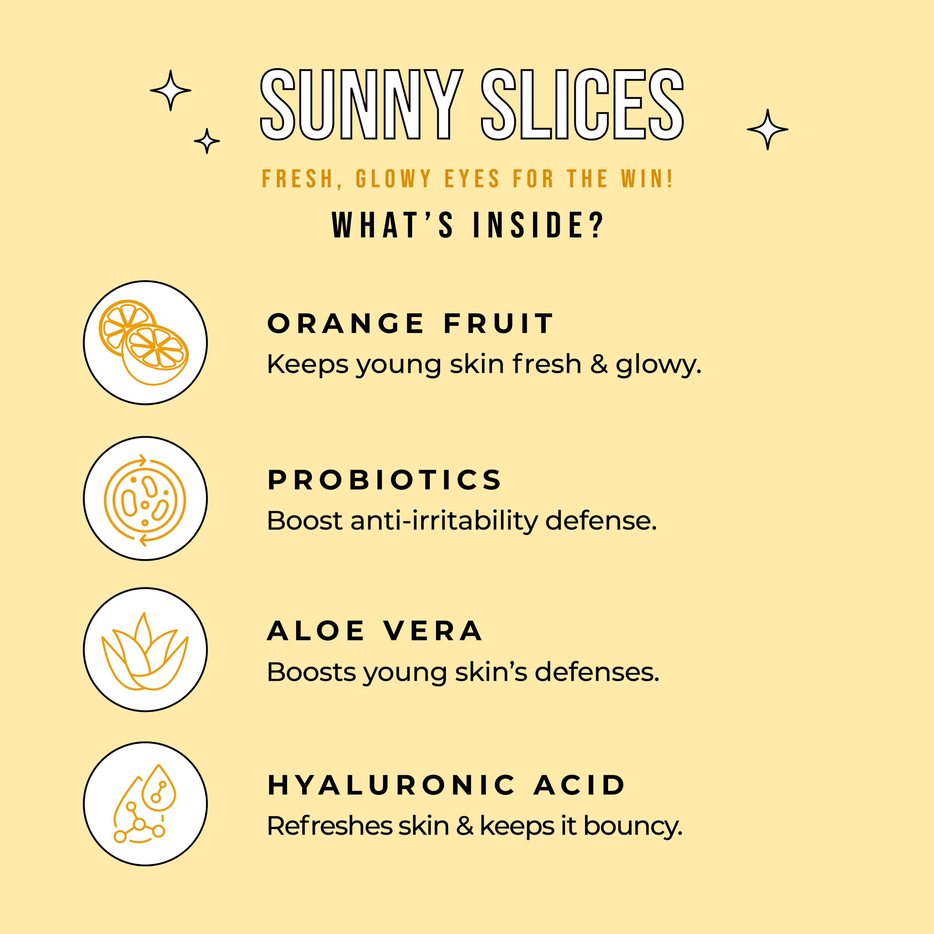 Avatara - Sunny Slices Kid's Eye Masks