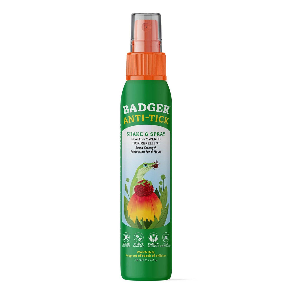 Badger - Badger Tick Spray, All Natural Tick Repellent, Deet-Free