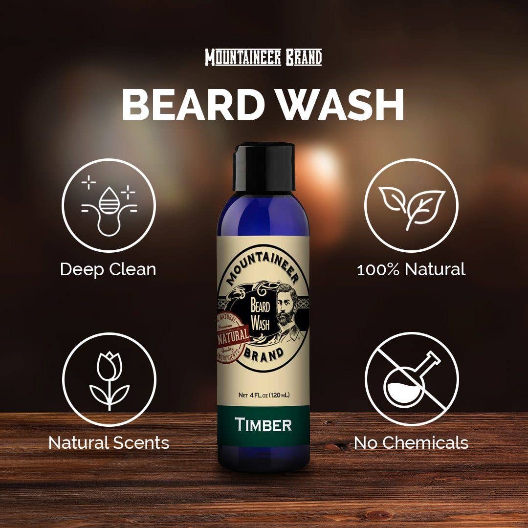 Natural Beard Wash: Gentle, All-Natural Clean