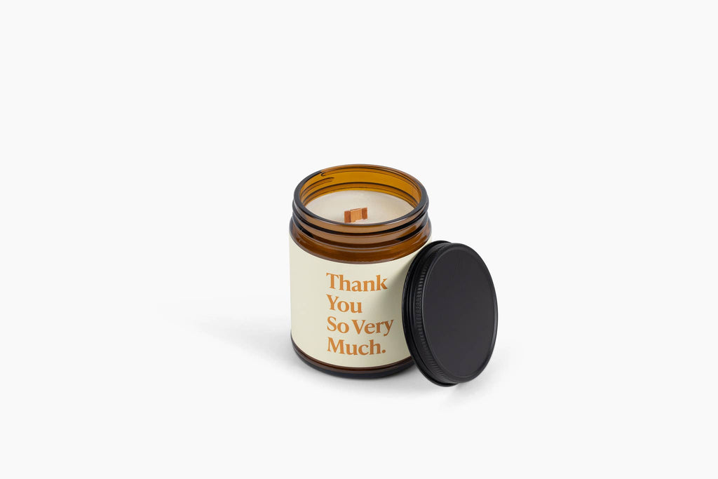 Fontana Candle Co. - Thank You Beeswax & Essential Oil Celebrate Jar Candle