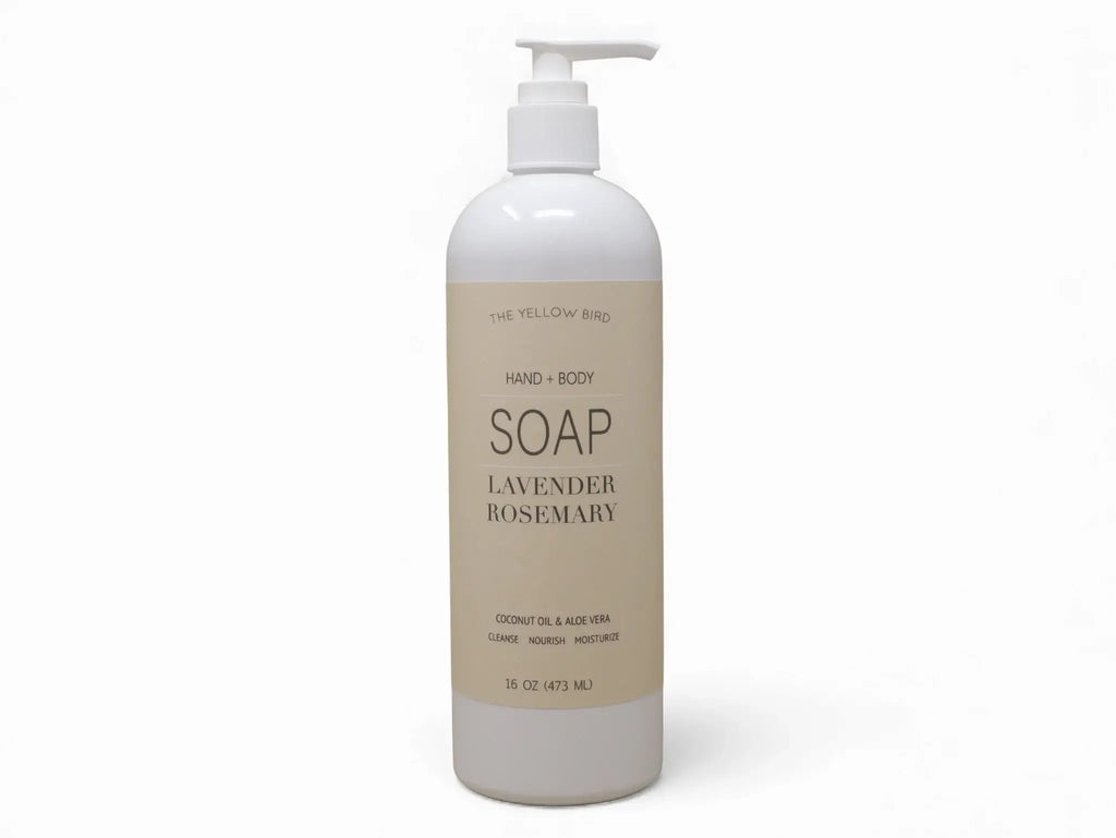 Lavender Rosemary Liquid Hand Soap and Body Wash