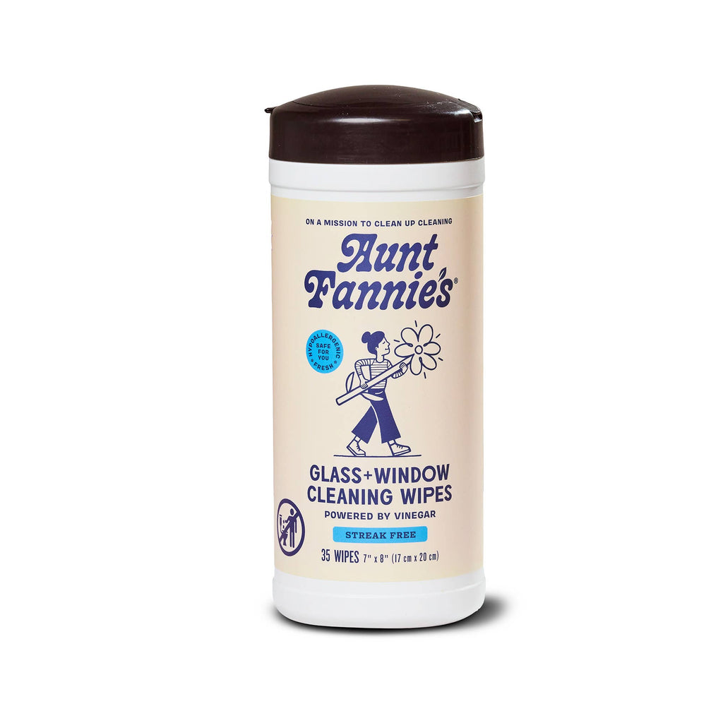 Aunt Fannie's - Glass & Window Wipes - 35 Count