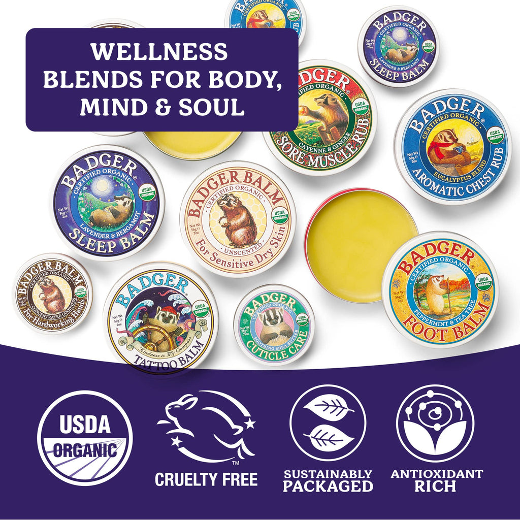 Badger - Badger Tattoo Balm, Organic Tattoo Aftercare