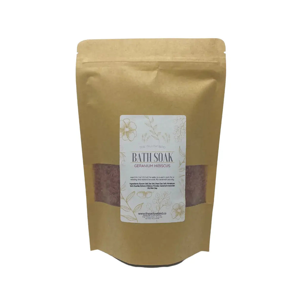 The Yellow Bird - Geranium Hibiscus Bath Soak