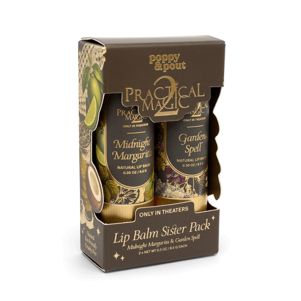 Poppy & Pout - Limited Edition, Gift Set, Lip Balm Sister Pack, Practical Magic 2