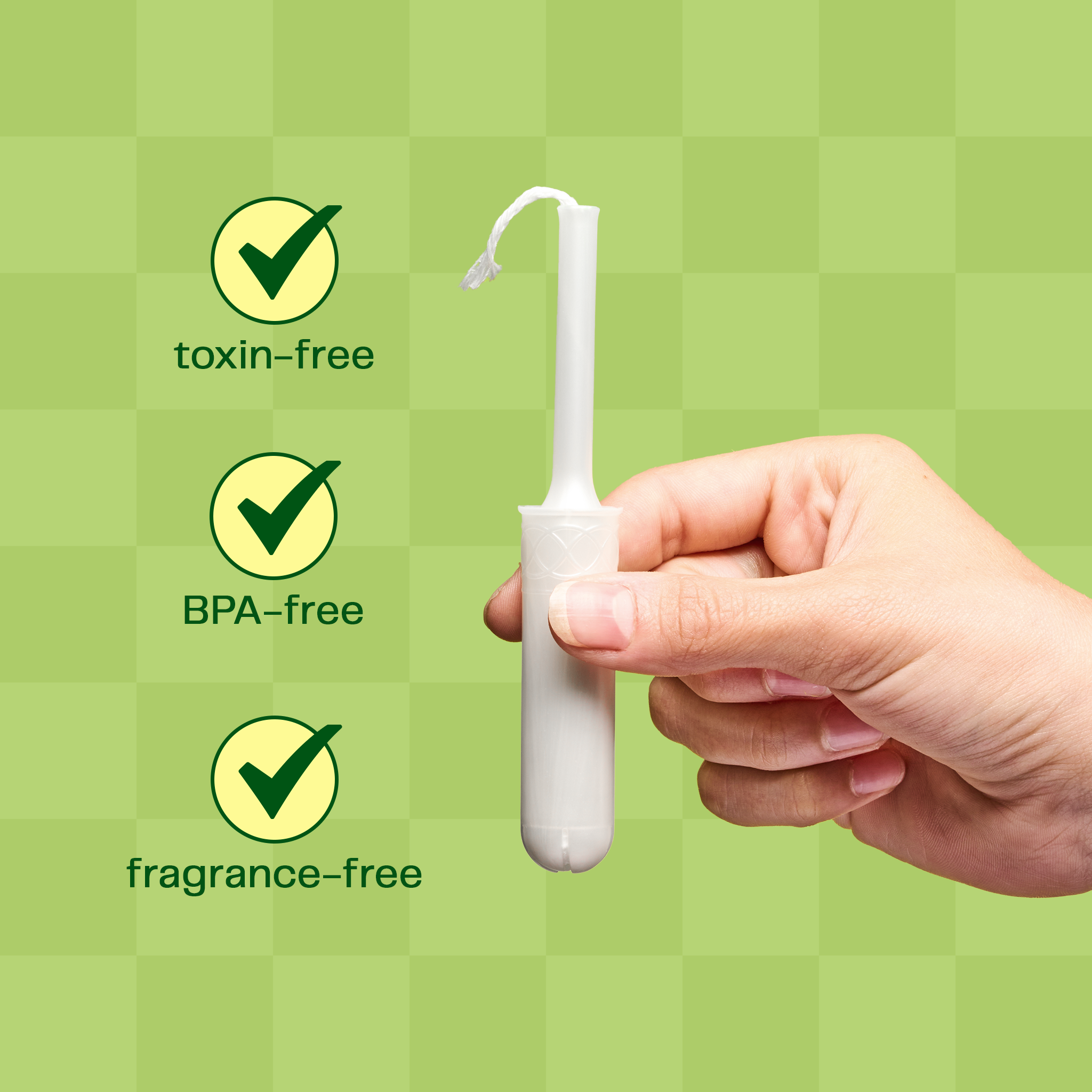 Viv Organic Cotton Tampons - 100% Toxin-Free, BPA-Free