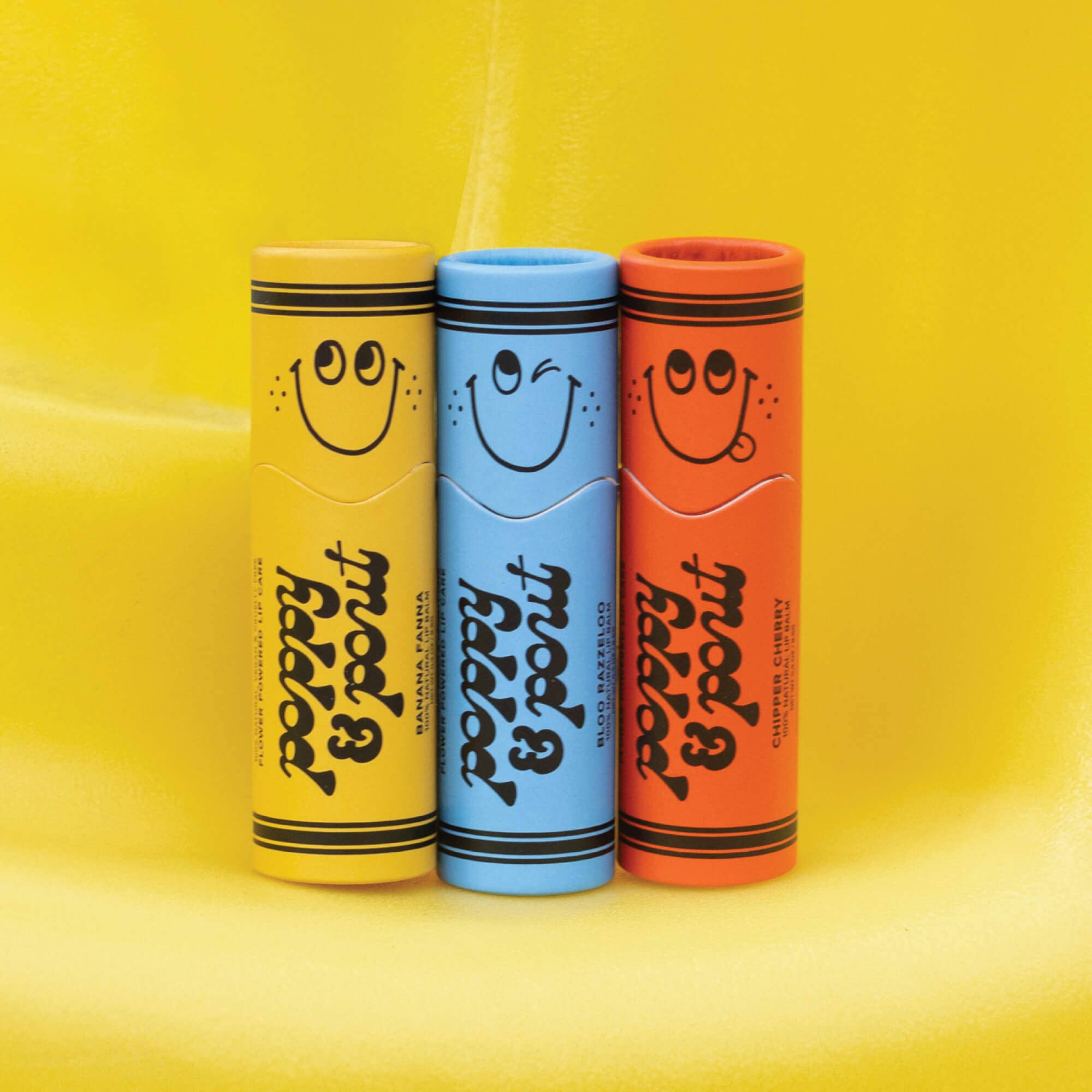 Poppy & Pout - Lip Balm, Lil Poppies, Chipper Cherry