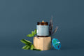 Fontana Candle Co. - Rainy Day Essential Oil Beeswax Jar Candle: Non-Toxic