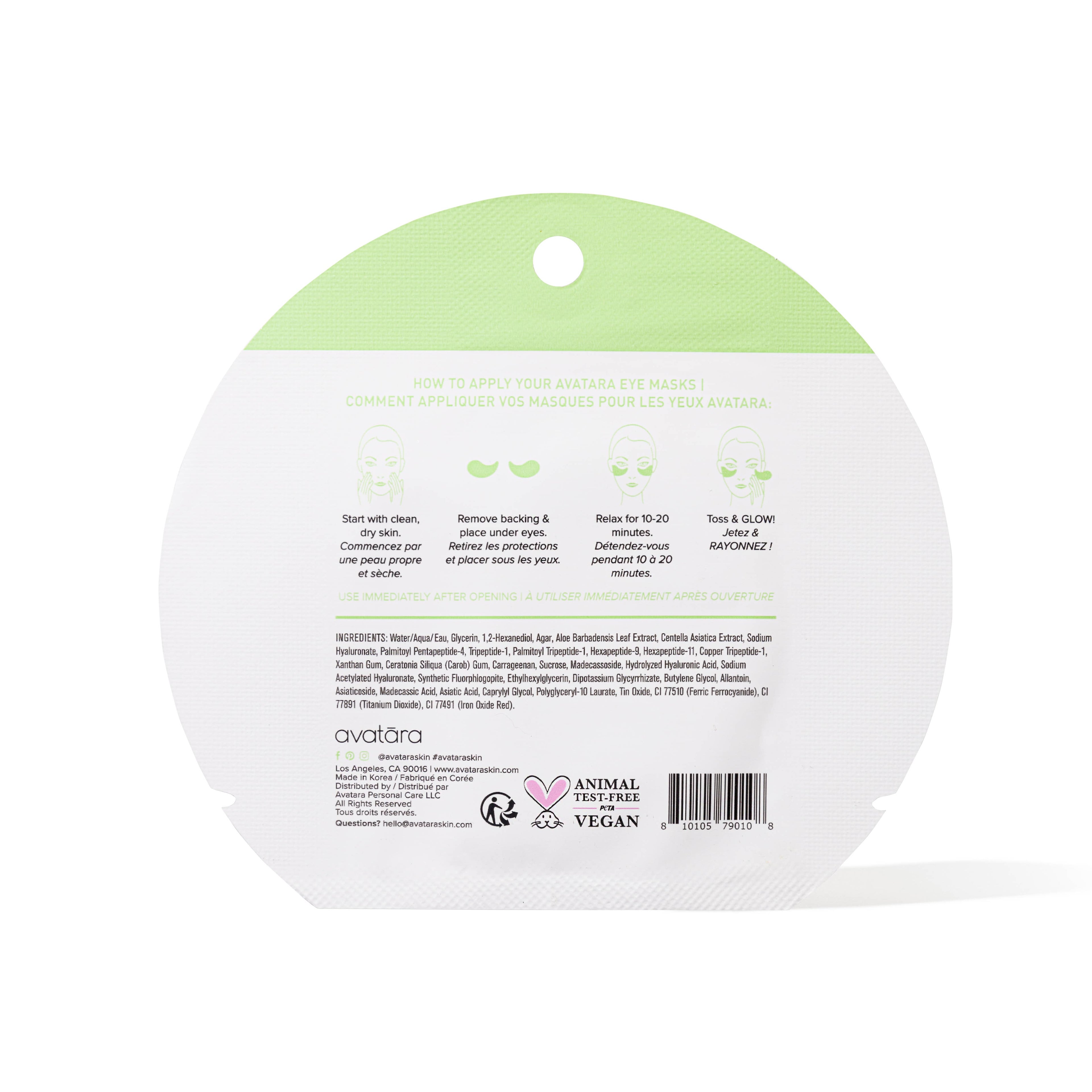Avatara - Soothe Sailing - Aloe Shimmering Eye Gels