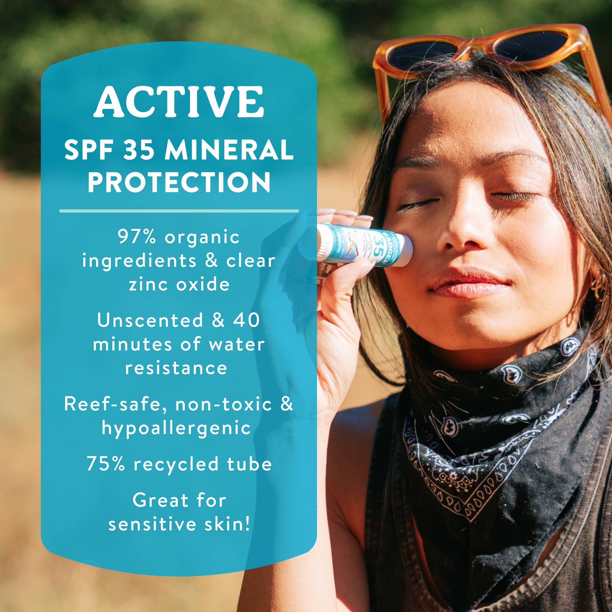 Badger - Badger Mineral Sunscreen Face Stick SPF 35