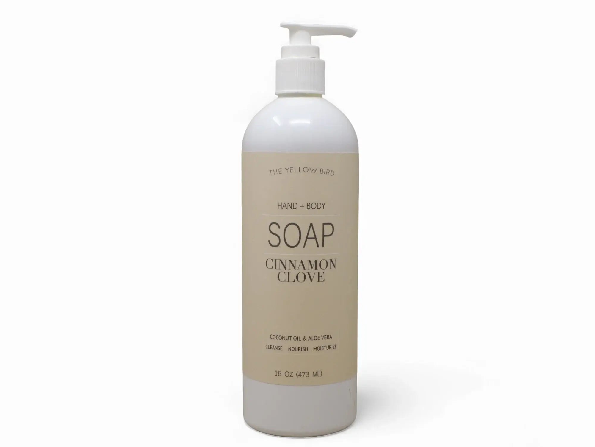 The Yellow Bird - Cinnamon Clove Liquid Hand Soap and Body Wash