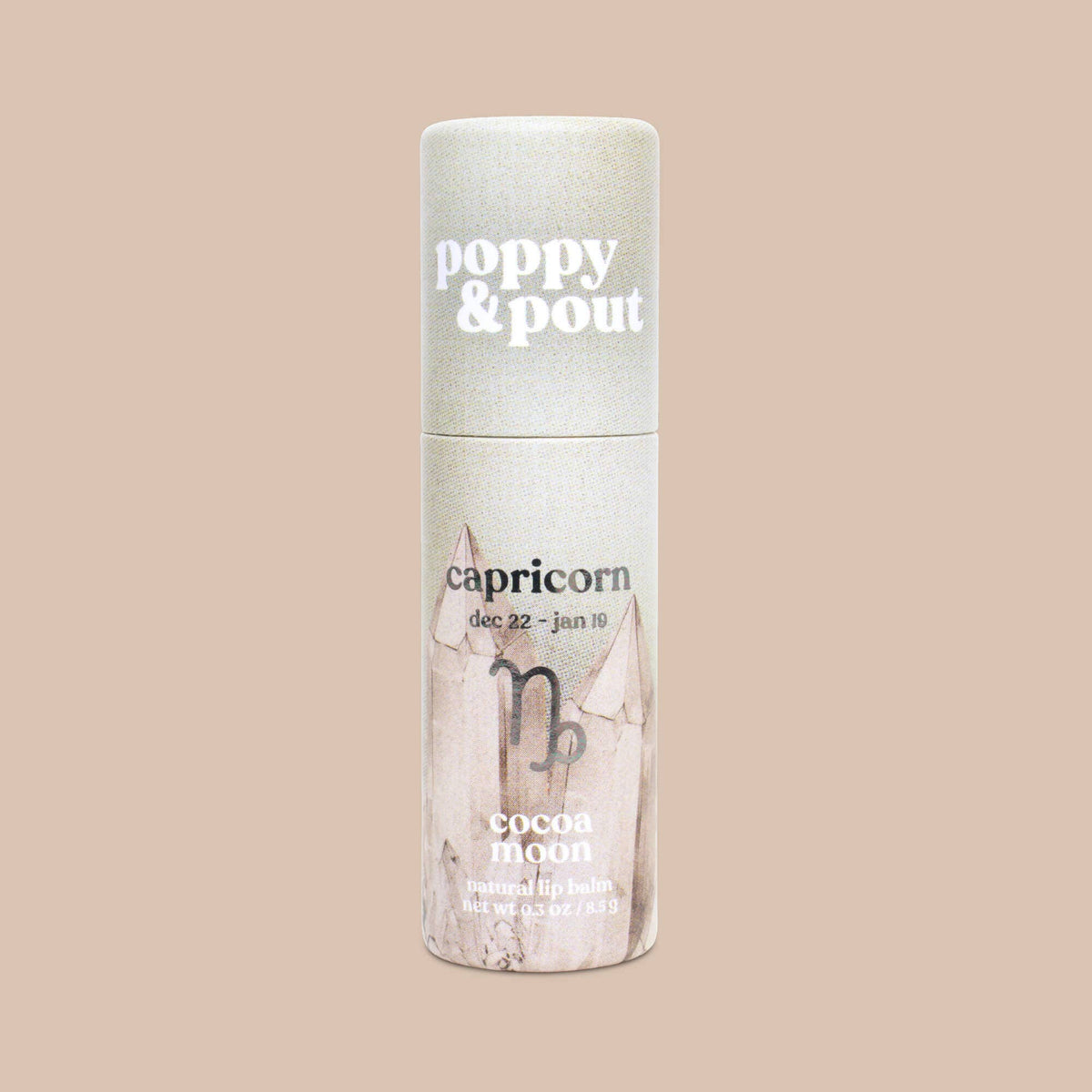 Poppy & Pout - Lip Balm, Zodiac, Capricorn Cocoa Moon