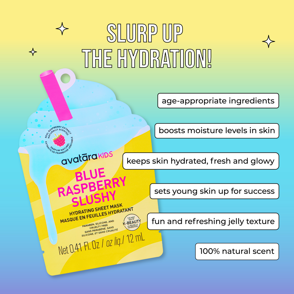 Avatara - Blue Raspberry Slushy Kid's Mask
