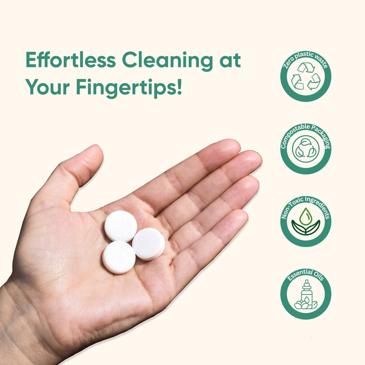 Green Llama - Green Llama Glass & Mirror Cleaner Refill Tablets