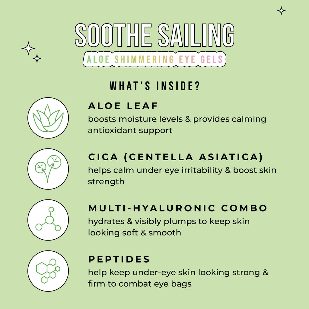 Avatara - Soothe Sailing - Aloe Shimmering Eye Gels
