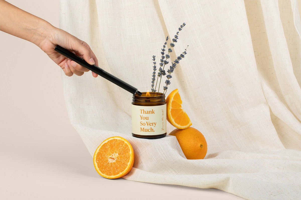 Fontana Candle Co. - Thank You Beeswax & Essential Oil Celebrate Jar Candle