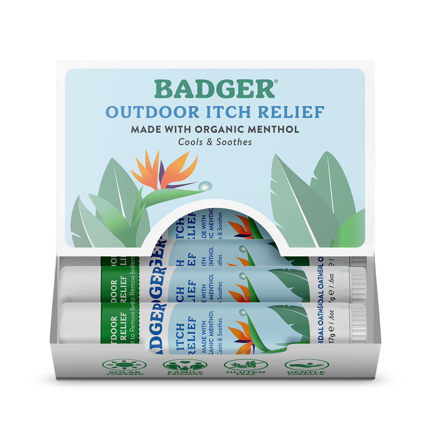 Badger - Badger Itch Relief Stick, Anti-Itch Cream for Bug Bites