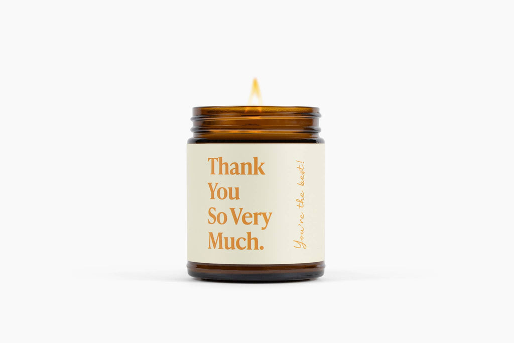 Fontana Candle Co. - Thank You Beeswax & Essential Oil Celebrate Jar Candle