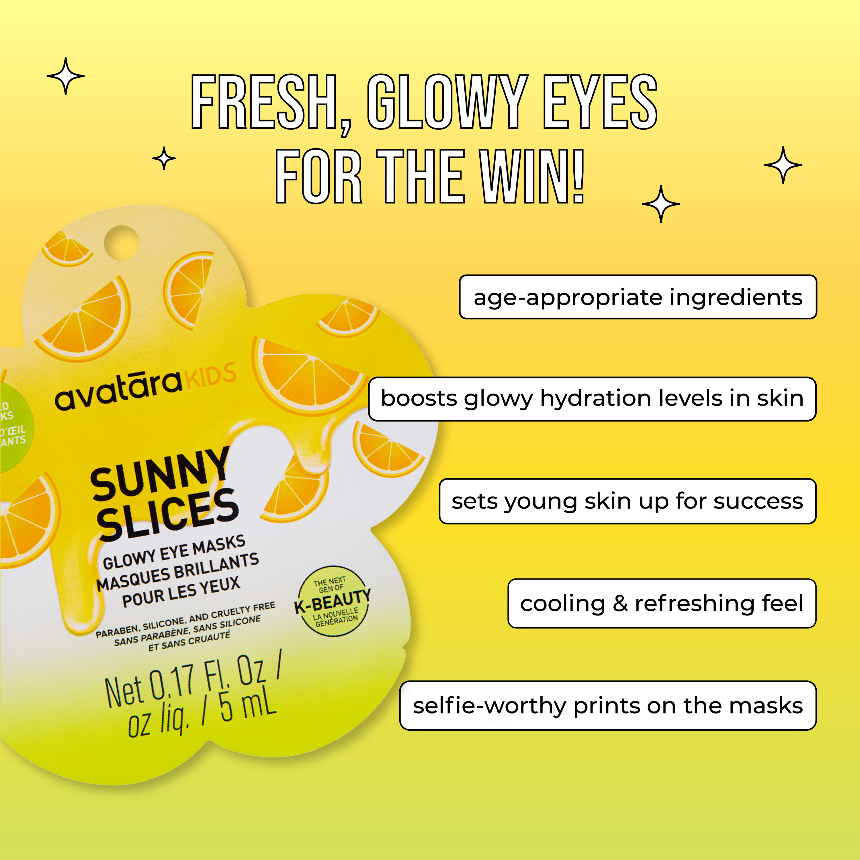 Avatara - Sunny Slices Kid's Eye Masks