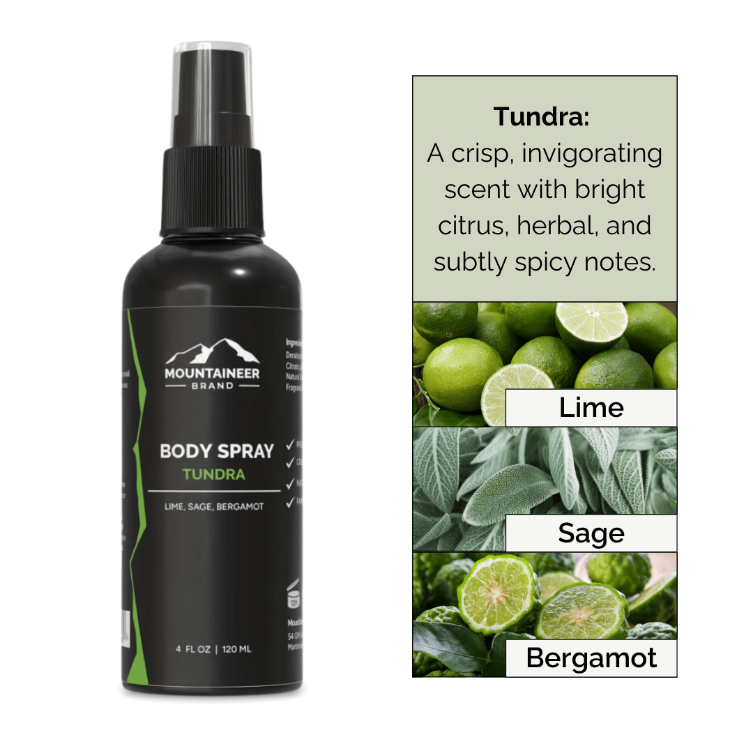 Natural Body Spray | Long-Lasting Fresh Scent | 4oz