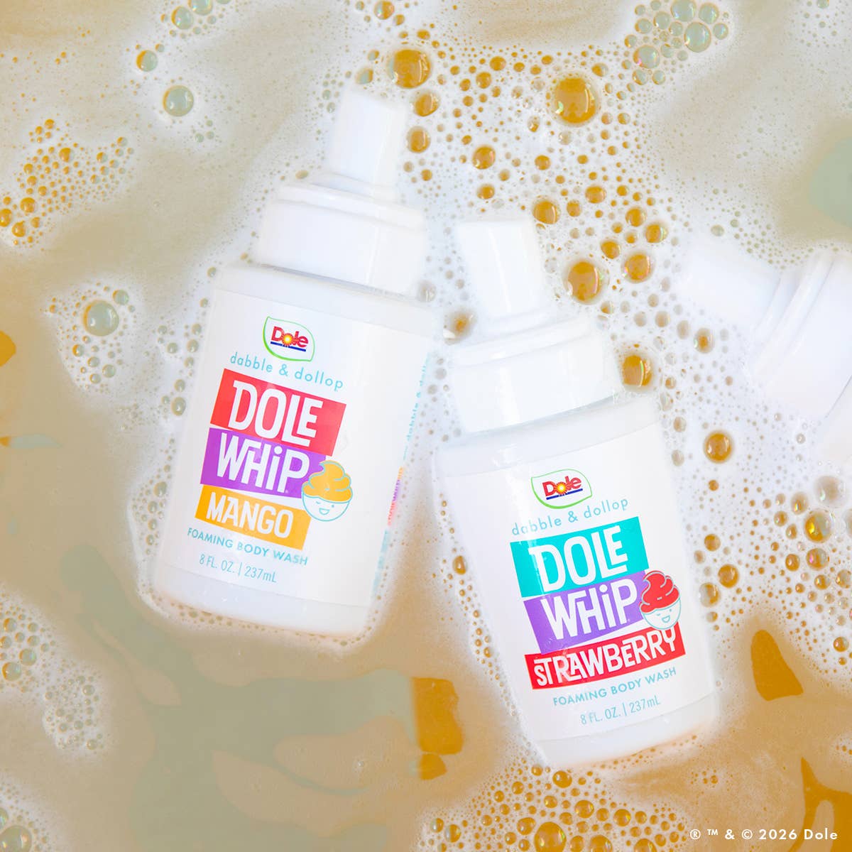 Dabble & Dollop® - Dole Whip® Mango Foaming Body Wash