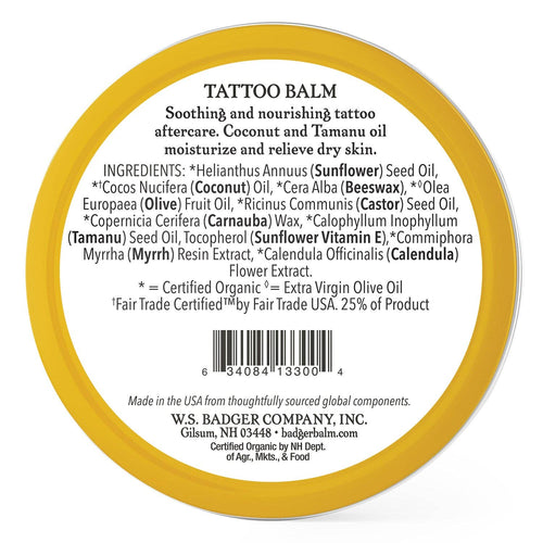 Badger - Badger Tattoo Balm, Organic Tattoo Aftercare