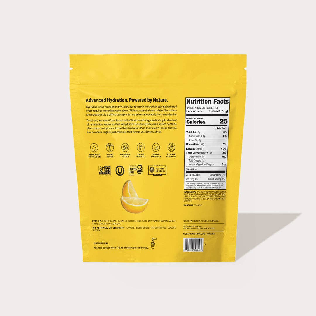 Hydrating Electrolyte Mix - Lemonade (14ct)