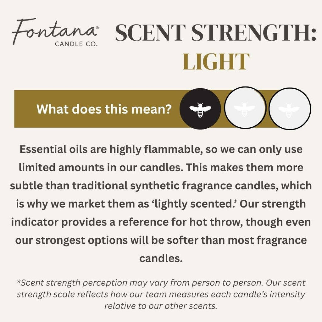 Fontana Candle Co. - Valley Junction - Lemon Meringue Essential Oil Beeswax Jar Candle: Non-Toxic