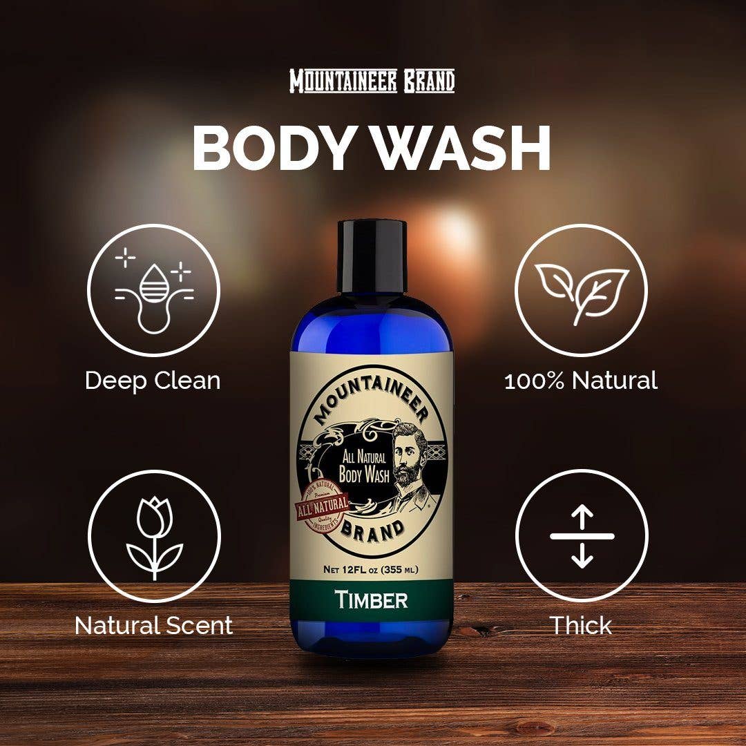 Natural Body Wash | USA-Made, Sulfate-Free, All-Natural