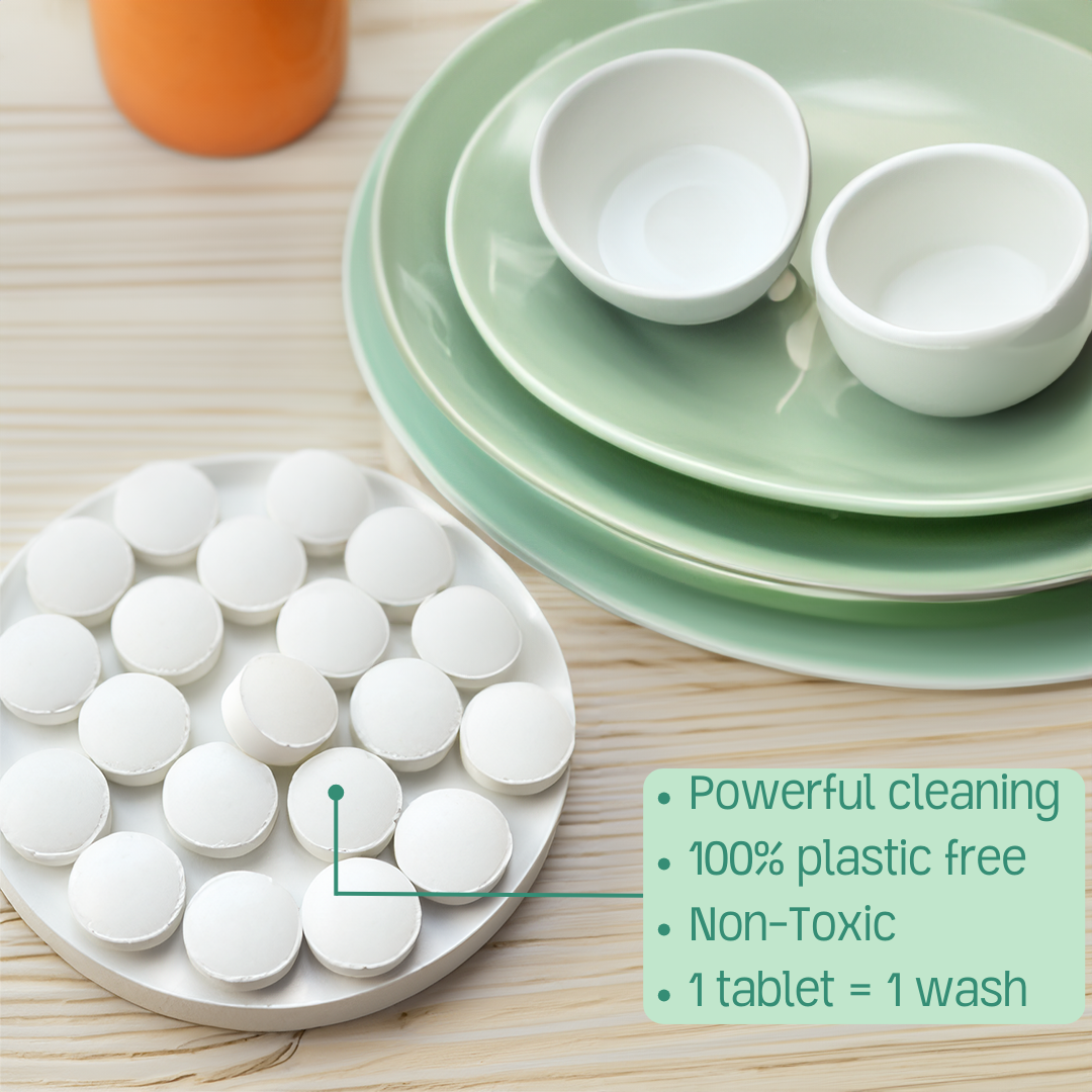 Green Llama - Fragrance & PVA Free Dishwasher Tablets (40ct) - Case of 6
