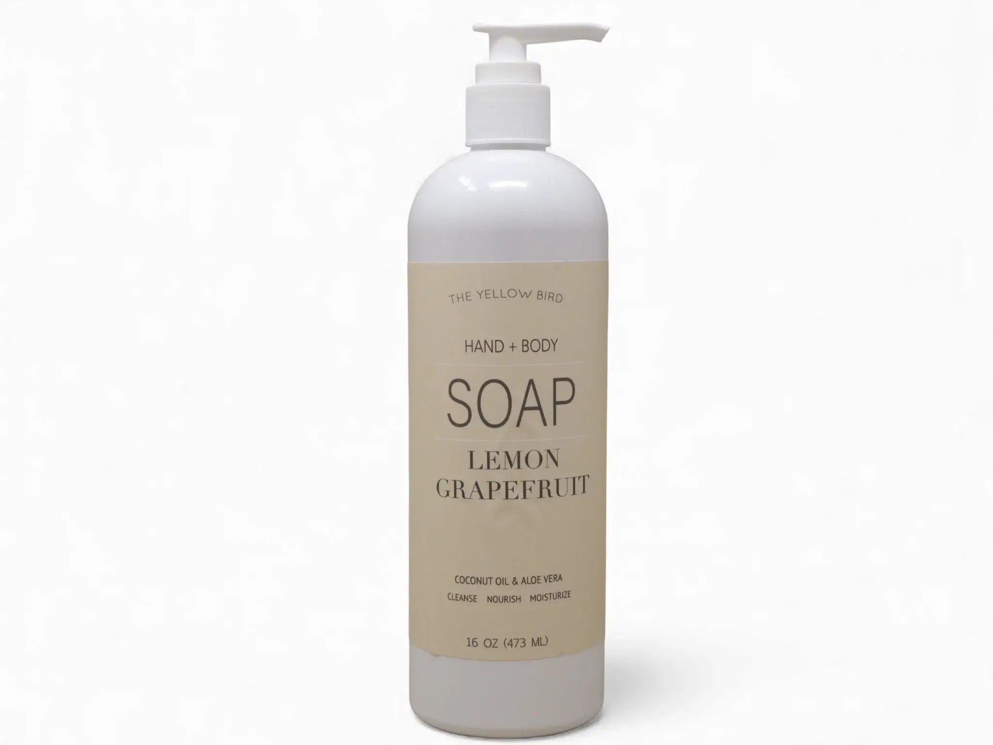 The Yellow Bird - Lemon Grapefruit Liquid Hand Soap and Body Wash