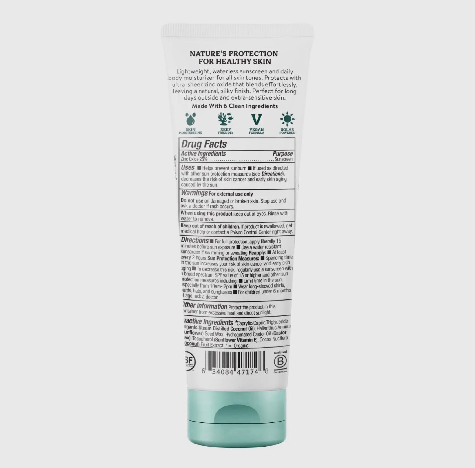 Badger Daily SPF 50 Mineral Sunscreen