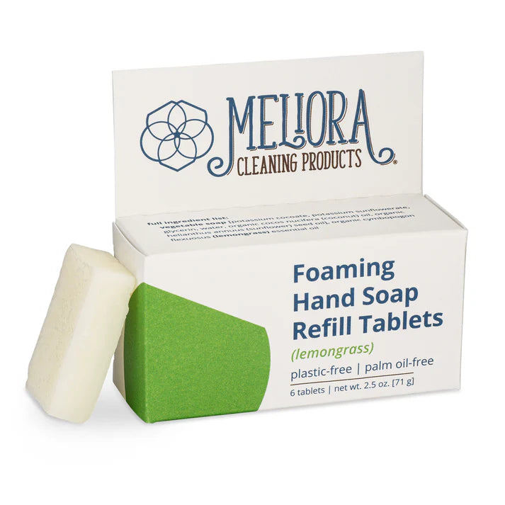 Lemongrass Foaming Hand Soap 6-Pack Refill Tablets