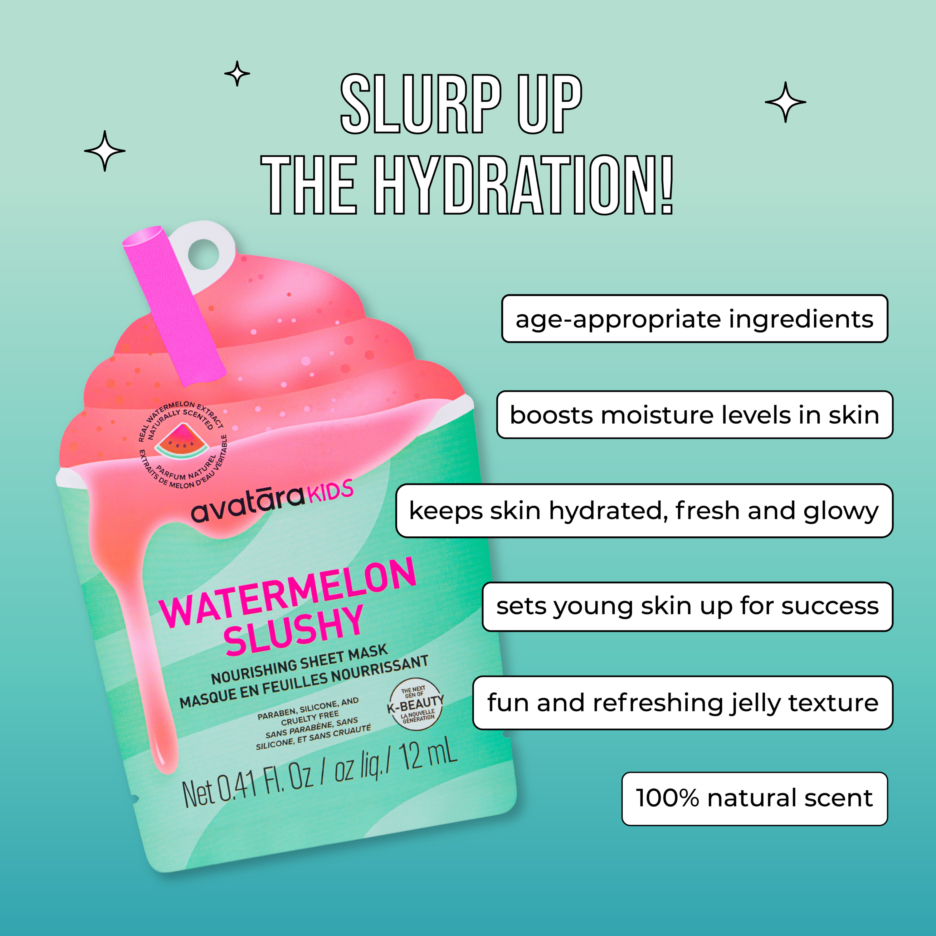 Avatara - Watermelon Slushy Kid's Mask
