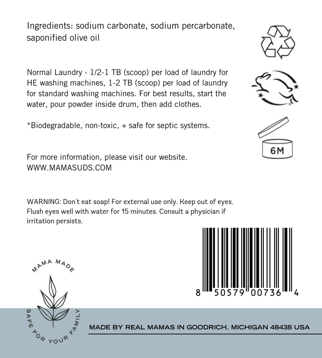 Mama Suds Laundry Soap Powder