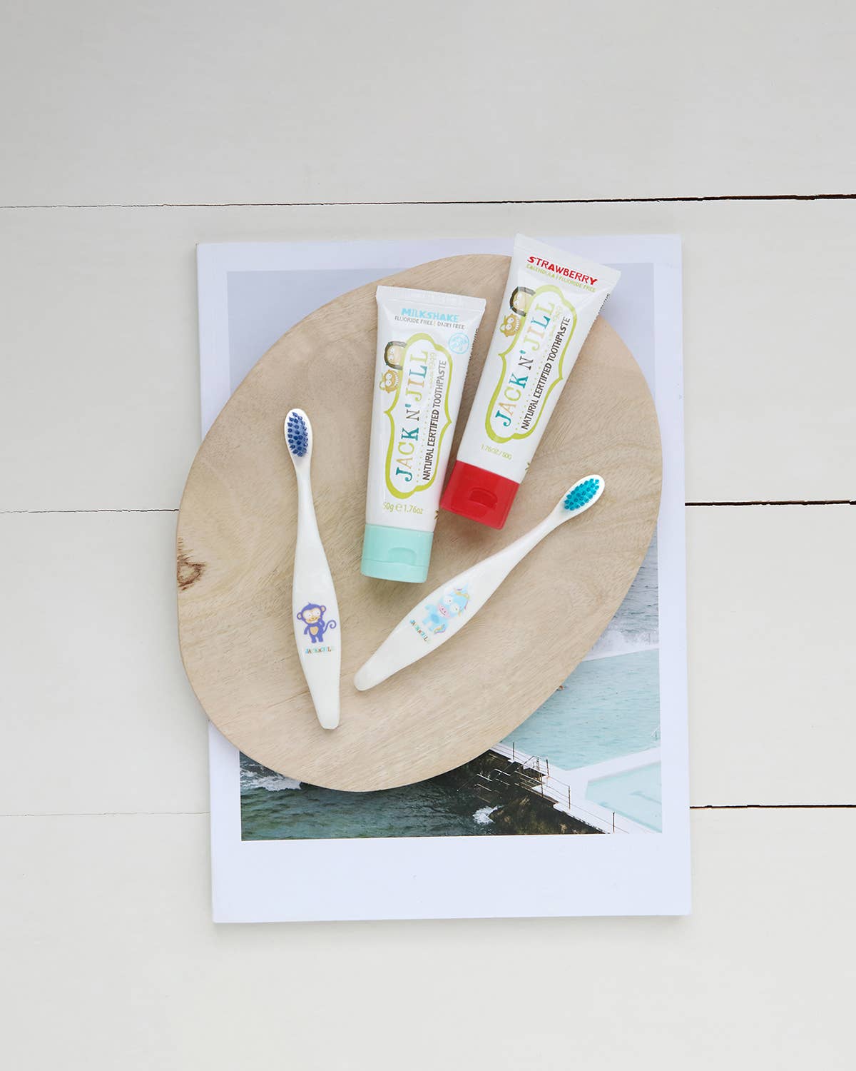 Jack N' Jill Kids & NFco - Jack N' Jill Kids Toothbrush - Assortment Unicorn & Monkey
