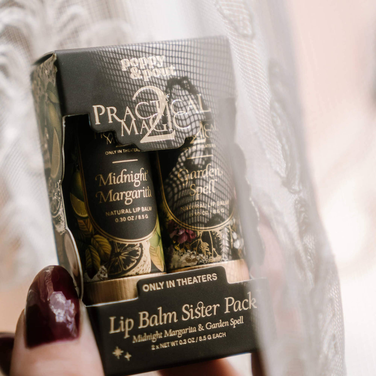 Poppy & Pout - Limited Edition, Gift Set, Lip Balm Sister Pack, Practical Magic 2