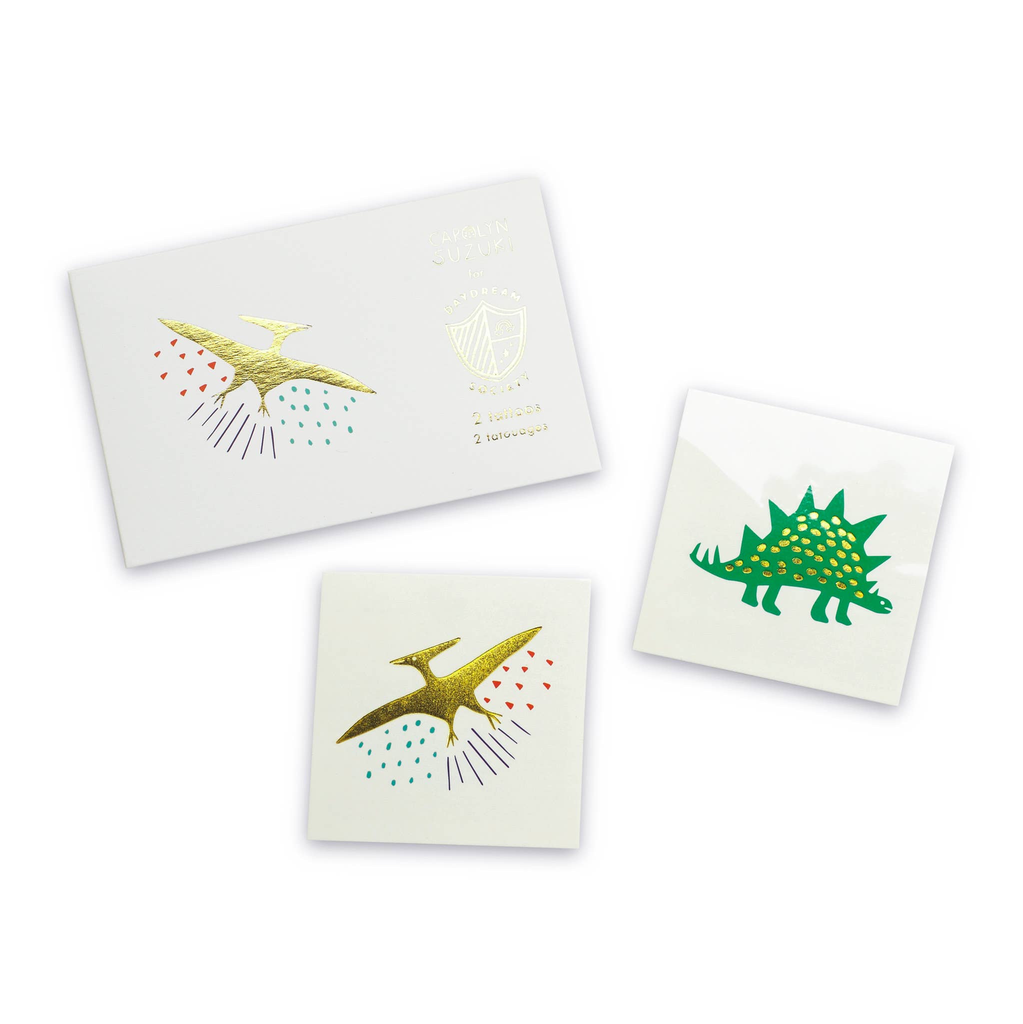 Jollity & Co. + Daydream Society - Dinomite Temporary Tattoos - 2 Pk.