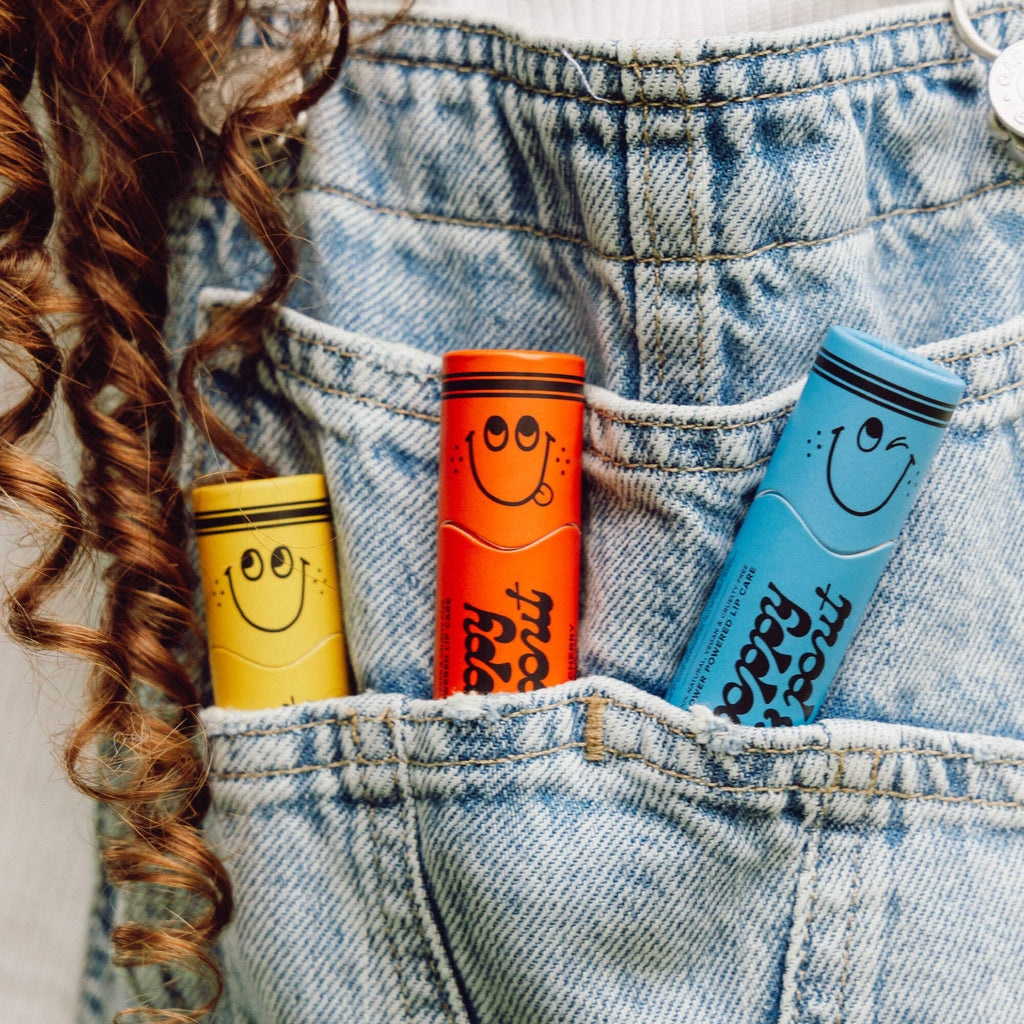 Poppy & Pout - Lip Balm, Lil Poppies, Bloo Razzeloo