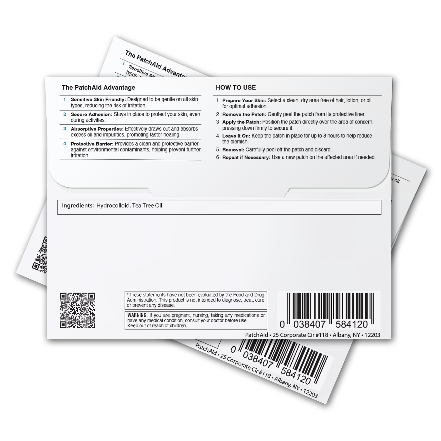 PatchAid - Pimple Patch Ultra - Invisible with Tapered Edges