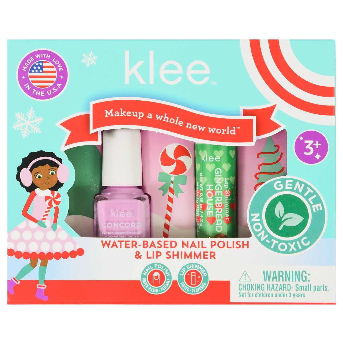 Klee Naturals - NEW! Elves' Play - Water-Based Nail Polish Lip Shimmer Set