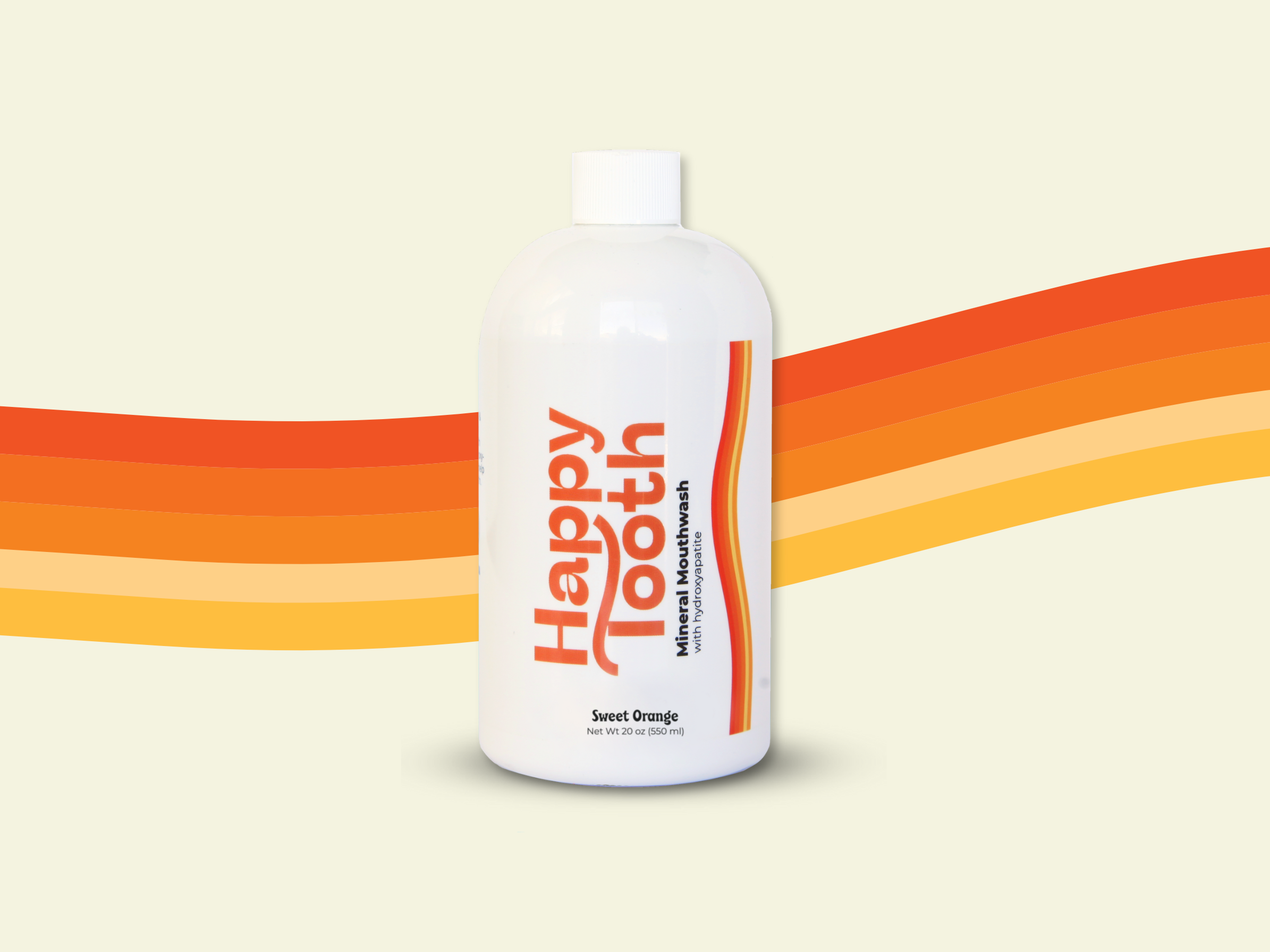 Happy Tooth Products LLC - Mineral Mouthwash with Hydroxyapatite - Sweet Orange
