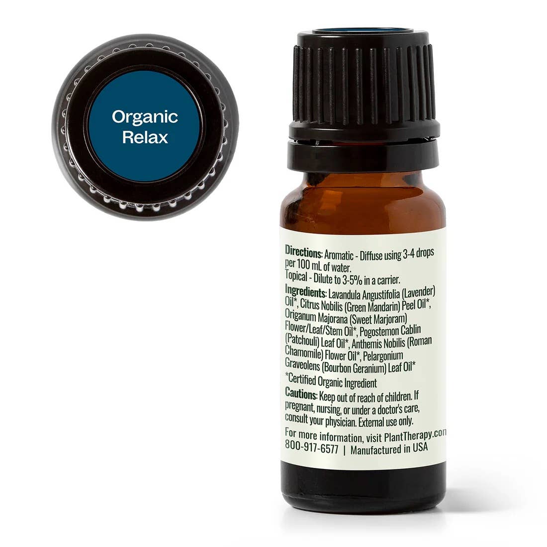 Plant Therapy - Organic Relax Essential Oil Blend 10 mL