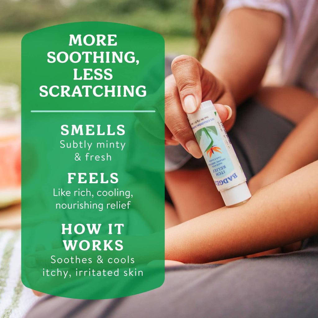 Badger - Badger Itch Relief Stick, Anti-Itch Cream for Bug Bites