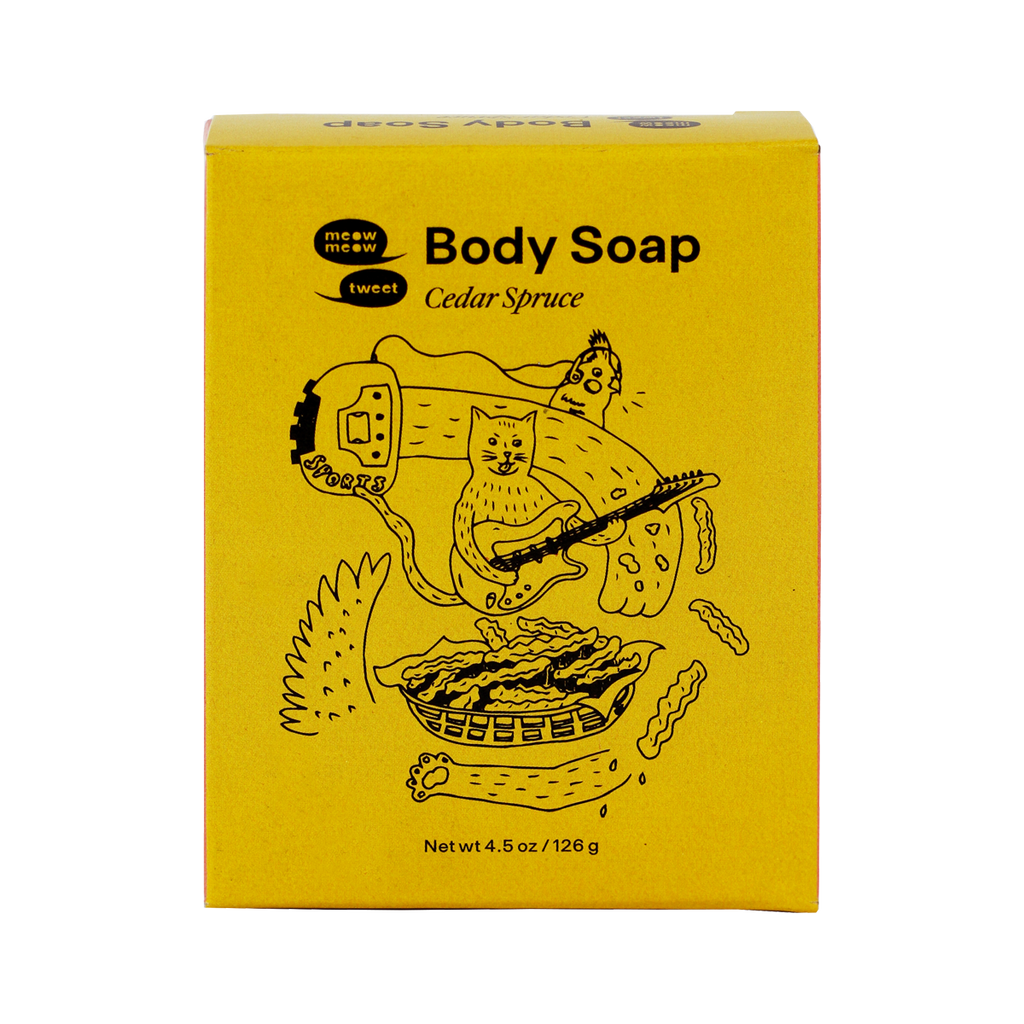 Meow Meow Tweet - Cedar Spruce Body Soap