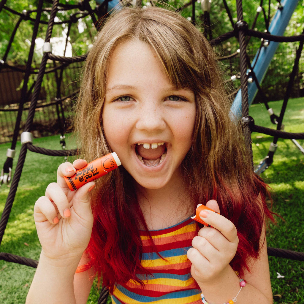 Poppy & Pout - Lip Balm, Lil Poppies, Chipper Cherry