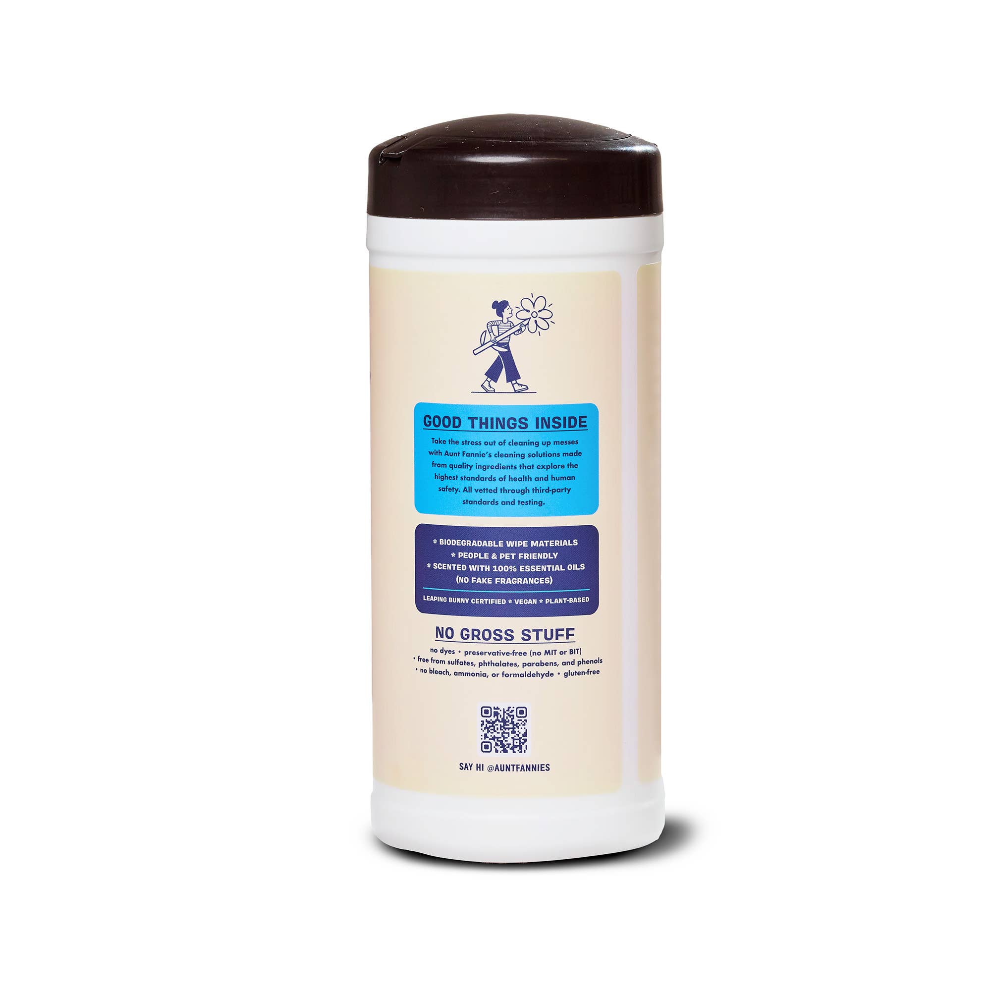 Aunt Fannie's - Glass & Window Wipes - 35 Count