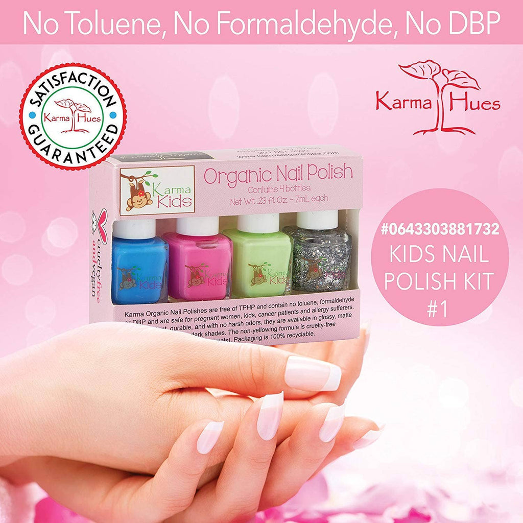 Karma Kids Set- Nail Polish - Spring + Sparkle